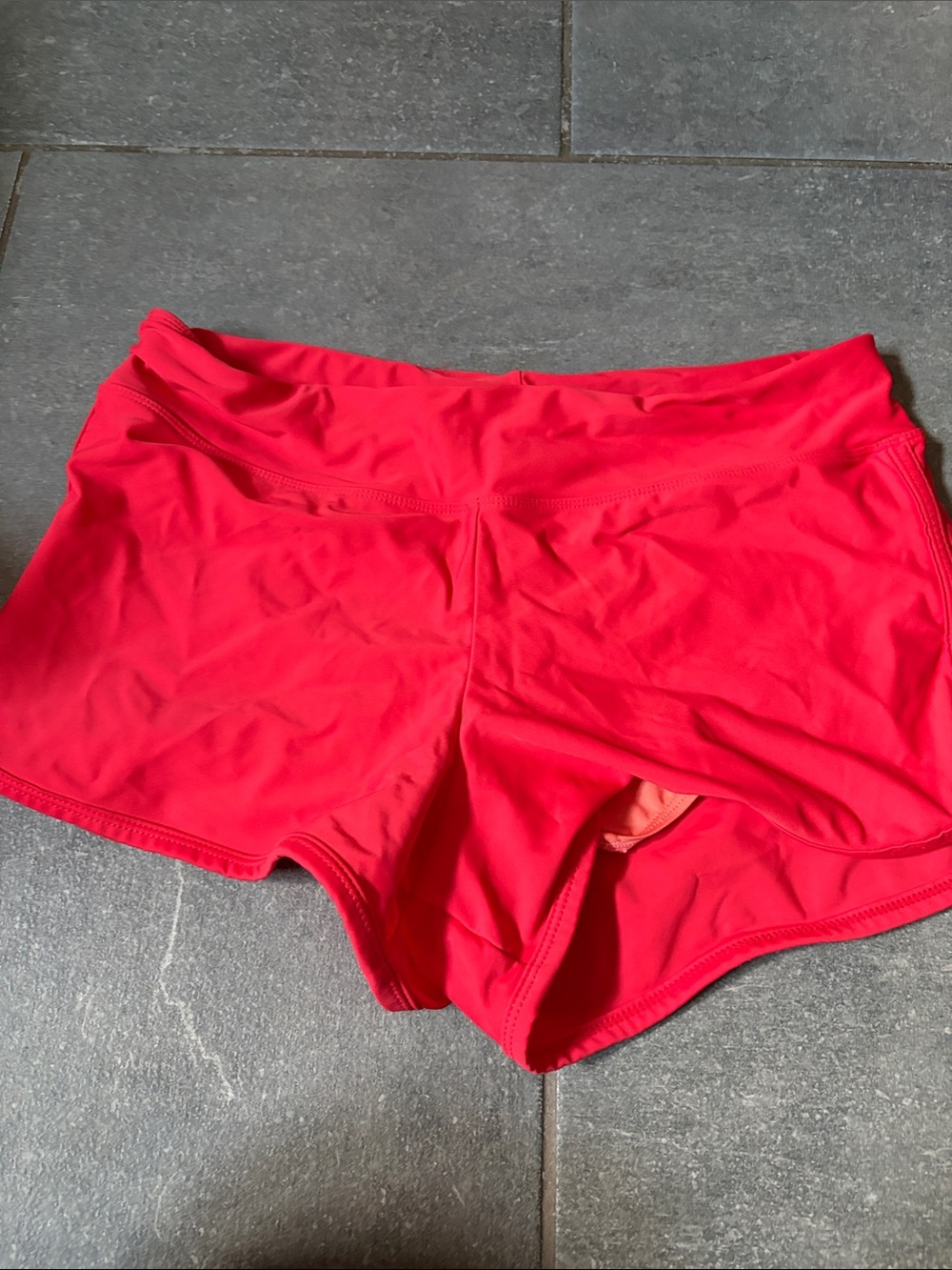Title Nine Women's Bright red Swim Bikini Shorts